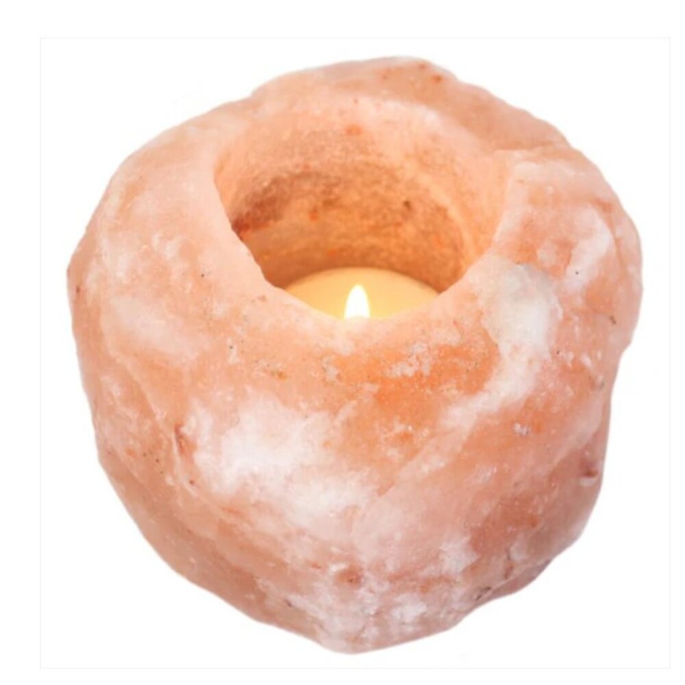 Natural Salt Natural Tealight Candle Holder Ionizer